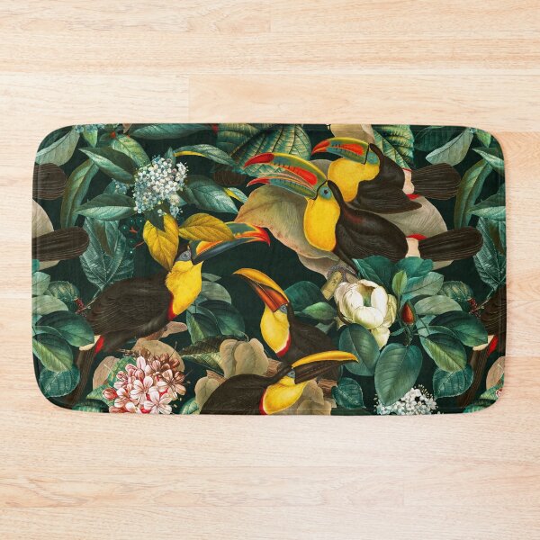 Item preview, Floral and Birds Vintage Garden Night II designed and sold by Burcu Korkmazyurek.
