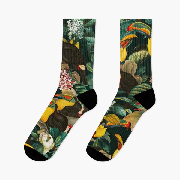 Item preview, Floral and Birds Vintage Garden Night II designed and sold by Burcu Korkmazyurek.