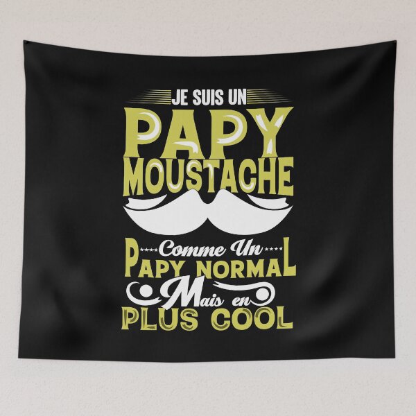Artikelvorschau,  opa-stache opa mit schnurrbart. Opa Partygeschenk entworfen und verkauft von lapolonaise.