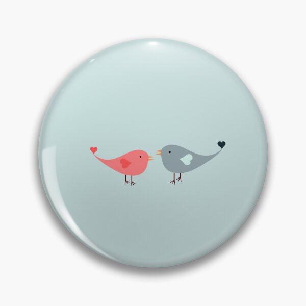 Item preview, birds of love | pink bird | blue bird | love birds | couple birds designed and sold by jassnour.