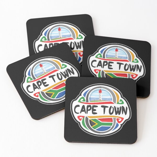 Item preview, Cape Town South Africa Flag Badge Travel Souvenir Stamp designed and sold by TeeHome.