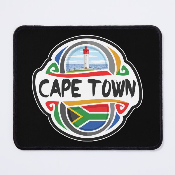 Item preview, Cape Town South Africa Flag Badge Travel Souvenir Stamp designed and sold by TeeHome.
