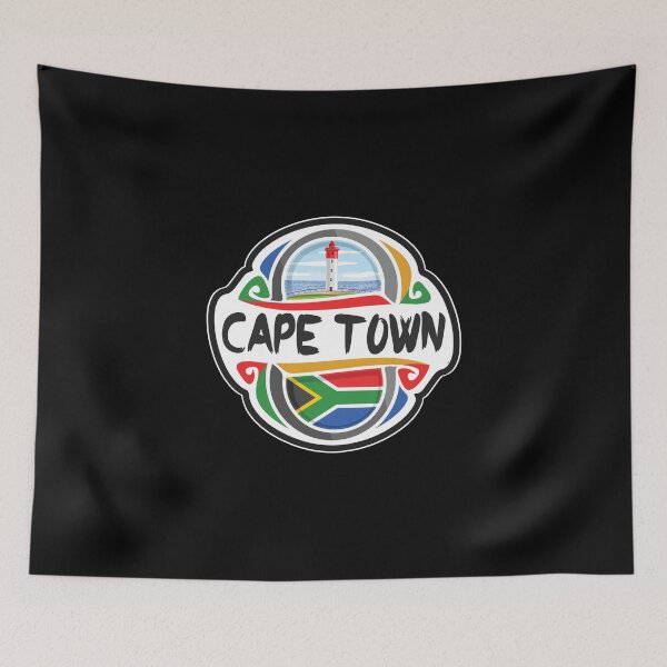 Item preview, Cape Town South Africa Flag Badge Travel Souvenir Stamp designed and sold by TeeHome.