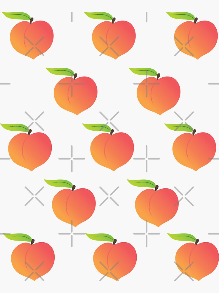 Peach Pattern / Sticker Pack by darrianrebecca