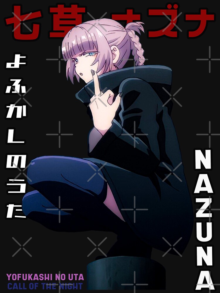 Nazuna Japanese Hoodie Call of The Night Anime Sweatshirt Graphic