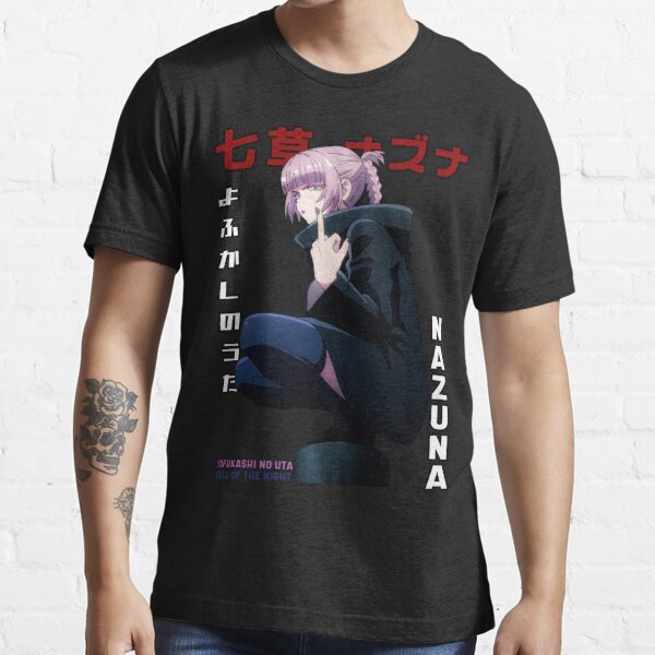 yofukashi no uta red Essential T-Shirt for Sale by deesmaylis