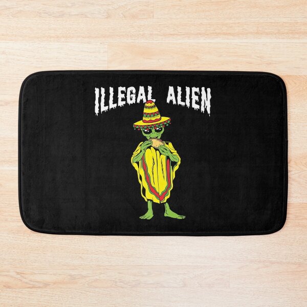 Item preview, Illegal Alien Cinco De Mayo Extraterrestrial Taco Eater designed and sold by haselshirt.