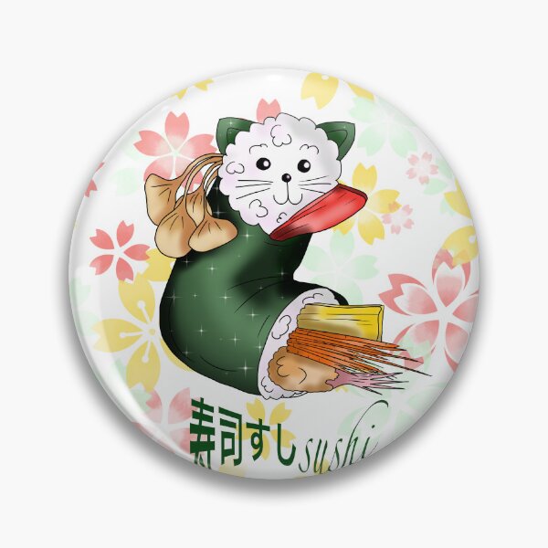 Item preview, sushi roll cute cat rice designed and sold by CuisineCat.