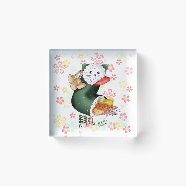 Item preview, sushi roll cute cat rice designed and sold by CuisineCat.