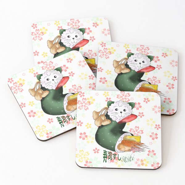 Item preview, sushi roll cute cat rice designed and sold by CuisineCat.