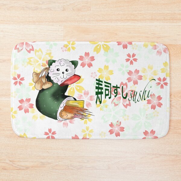 Item preview, sushi roll cute cat rice designed and sold by CuisineCat.