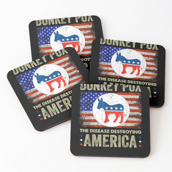 Item preview, Donkey Pox The Disease Destroying America Usa Flag Donkeypox  designed and sold by u8ritaae.