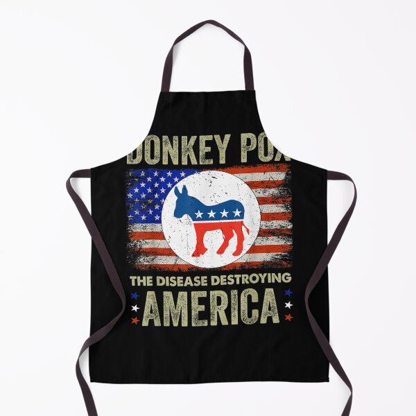 Item preview, Donkey Pox The Disease Destroying America Usa Flag Donkeypox designed and sold by u8ritaae.