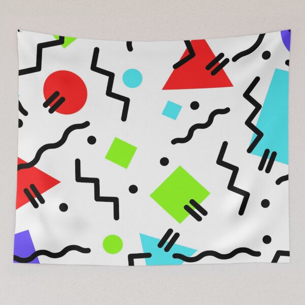 Item preview, Memphis Style Geometric designed and sold by TotallyRetroArt.
