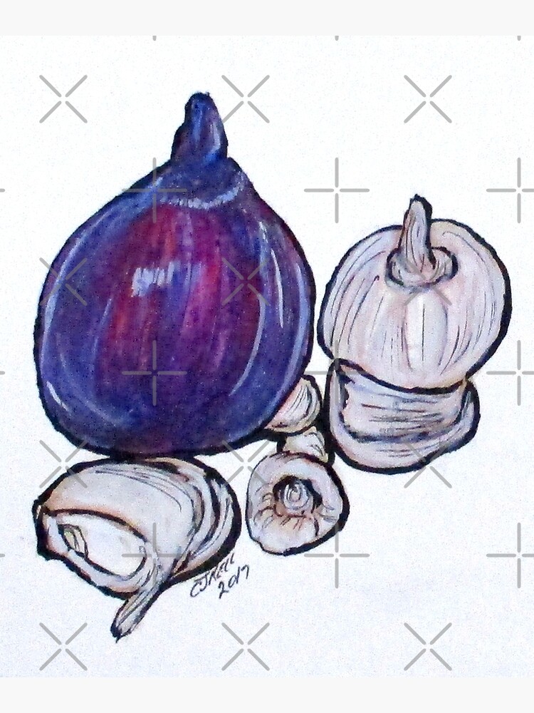 Onion And Garlic by cjkell