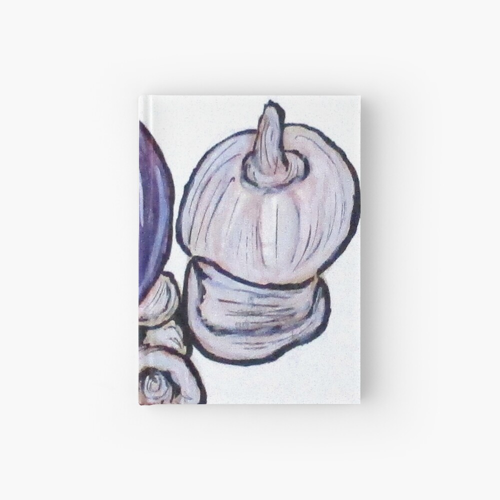 Onion And Garlic Hardcover Journal