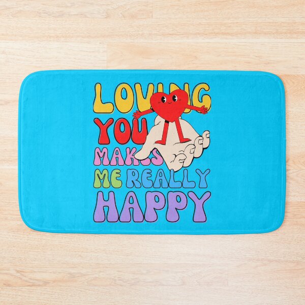 Item preview, Loving you makes me happy! Positive vibes, hearts and love design designed and sold by to-esu.