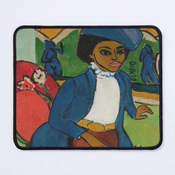 Item preview, Ernst Ludwig Kirchner - Frauenbildnis Portrait of a Woman designed and sold by Vintage Wall Art.