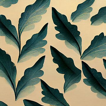 Artwork thumbnail, Repeating Leaf Pattern by samjoule