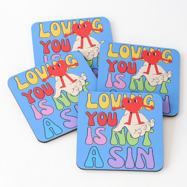 Item preview, Loving you is not a sin! Positive vibes, hearts and love design designed and sold by to-esu.