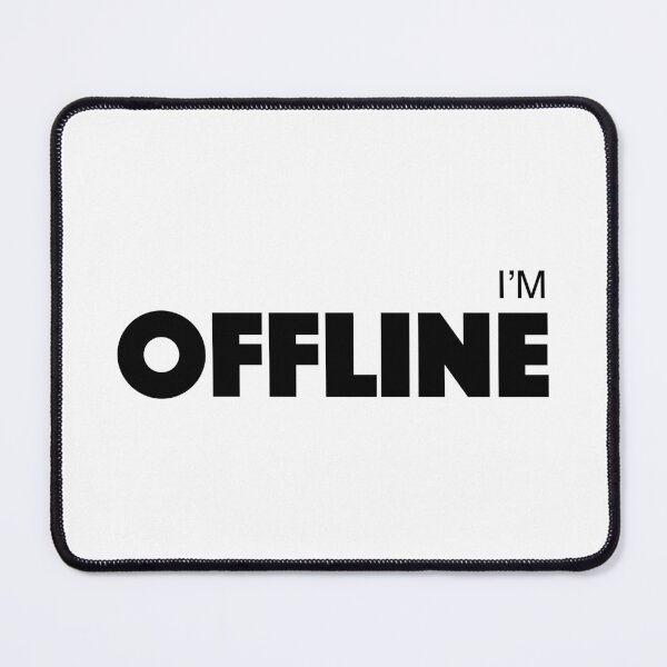 Item preview, I am Offline. Funny geek gift. designed and sold by paulo silveira.