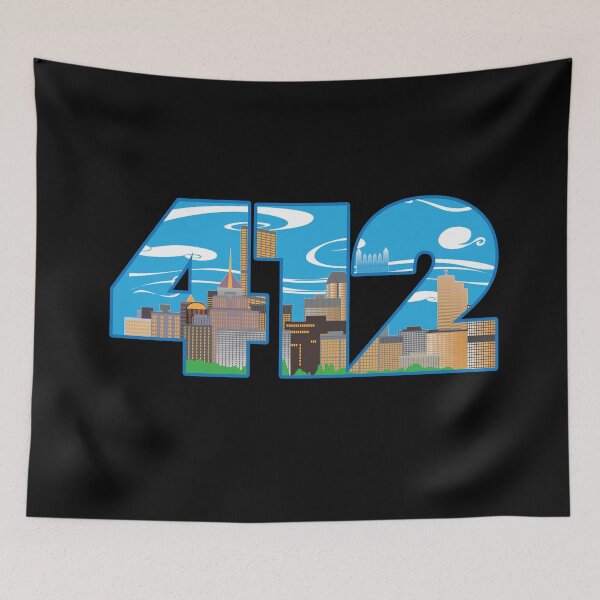 Item preview, 412 Pittsburgh Skyline designed and sold by baggss.