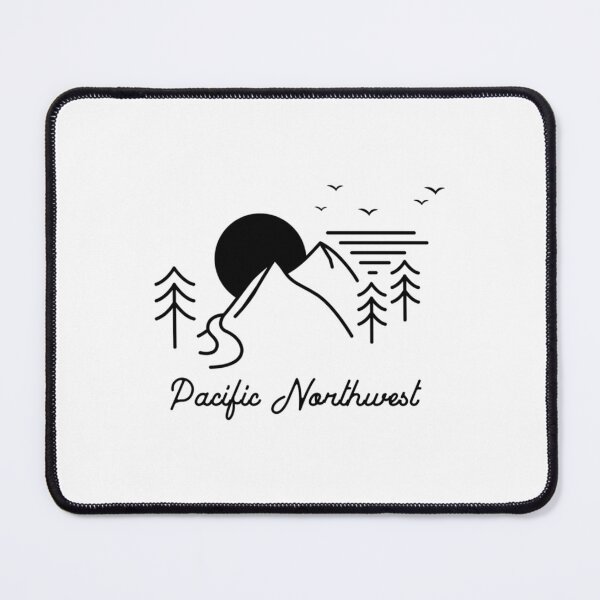 Item preview, Pacific Northwest Mountain and Pine Trees Scene    designed and sold by MarthaVeronic.