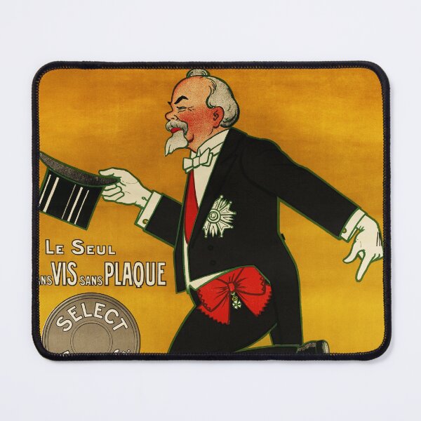 Item preview, Le Talon Tournant SELECT SHOES Advertisement 1915 Old French Poster by Adrien Barrere designed and sold by retroposters.