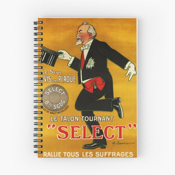 Item preview, Le Talon Tournant SELECT SHOES Advertisement 1915 Old French Poster by Adrien Barrere designed and sold by retroposters.