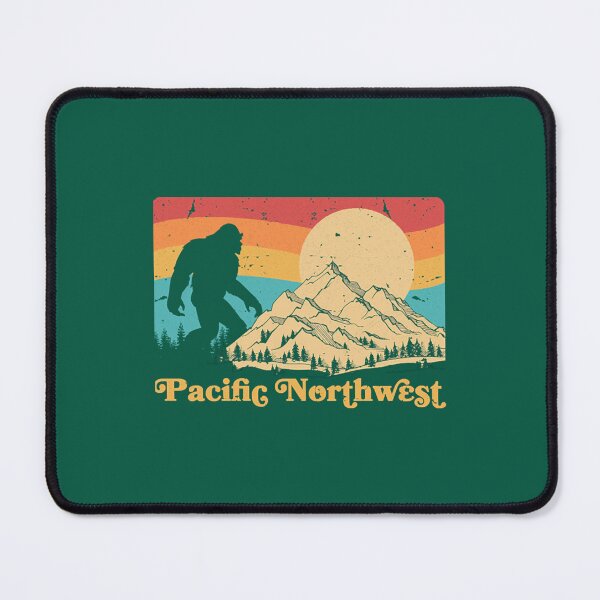 Item preview, PNW - Pacific Northwest Bigfoot Mountains Vintage bigfoot gift   Perfect Giftbigfoot designed and sold by MarthaVeronic.