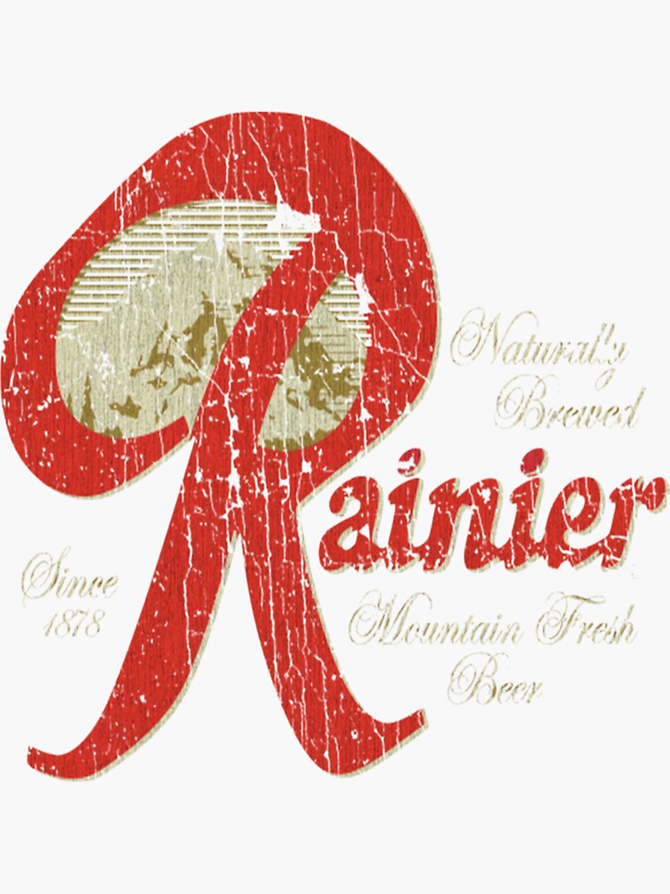 "RainierBeer1878 " Sticker for Sale by MarthaVeronic Redbubble