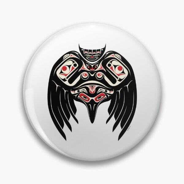 Item preview, Raven Crow in a Pacific North West Style, Native American Style   designed and sold by MarthaVeronic.