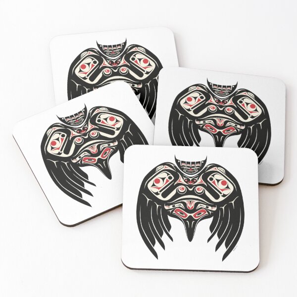Item preview, Raven Crow in a Pacific North West Style, Native American Style   designed and sold by MarthaVeronic.