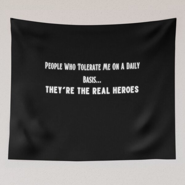Item preview, people who tolerate me on a daily basis essential t-shirts designed and sold by BLUE  bubble.
