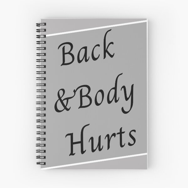 Item preview, back and body hurts shirt  designed and sold by Reo12.