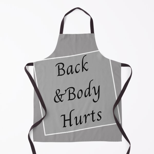 Item preview, back and body hurts shirt designed and sold by Reo12.