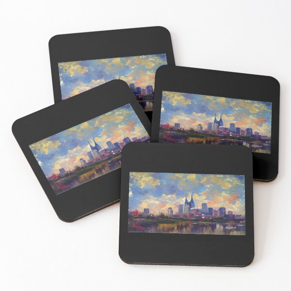 Item preview, Nashville skyline Claude Monet  designed and sold by StoneyPhenix.