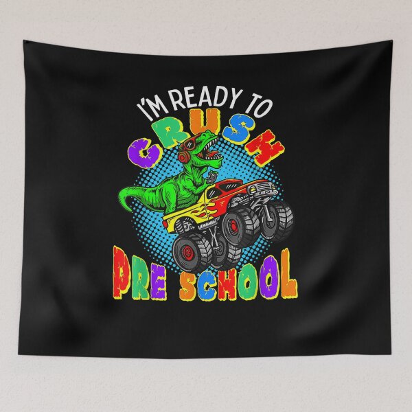 Item preview, I'm Ready To Crush Preschool Dino Monster Truck Funny  designed and sold by u8ritaae.