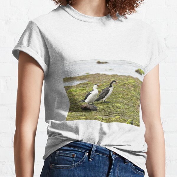 Little Pied Cormorants  (A1019) Classic T-Shirt