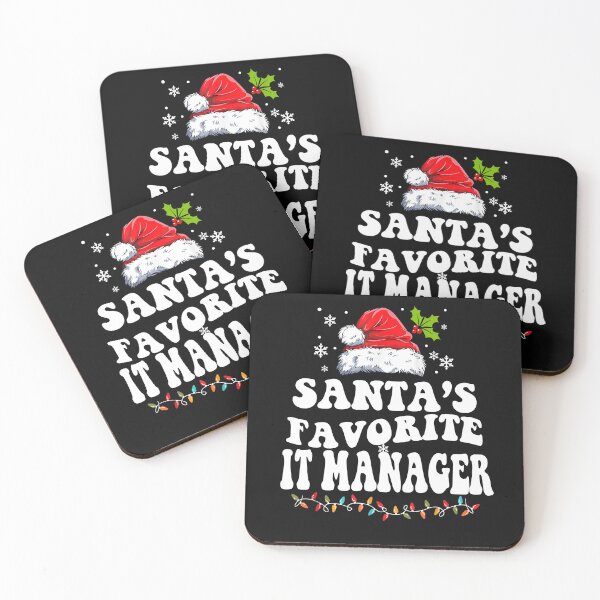 Item preview, Funny Santa's Favorite IT Manager  Christmas Men Women Gift designed and sold by AmapolaSerrato.