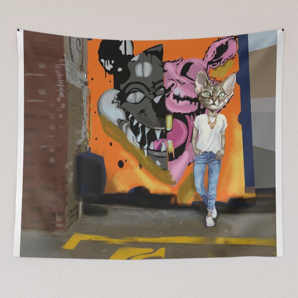Item preview, East End Street Cat designed and sold by Vixterina.