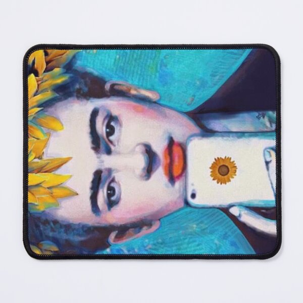 Item preview, Self portrait with sunflowers designed and sold by MontekkiArt.