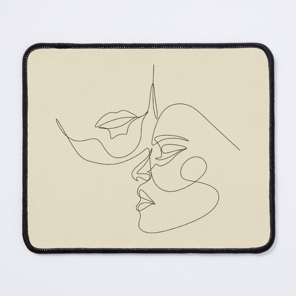 Item preview, couple face line | couple goals | couple line gifts designed and sold by jassnour.