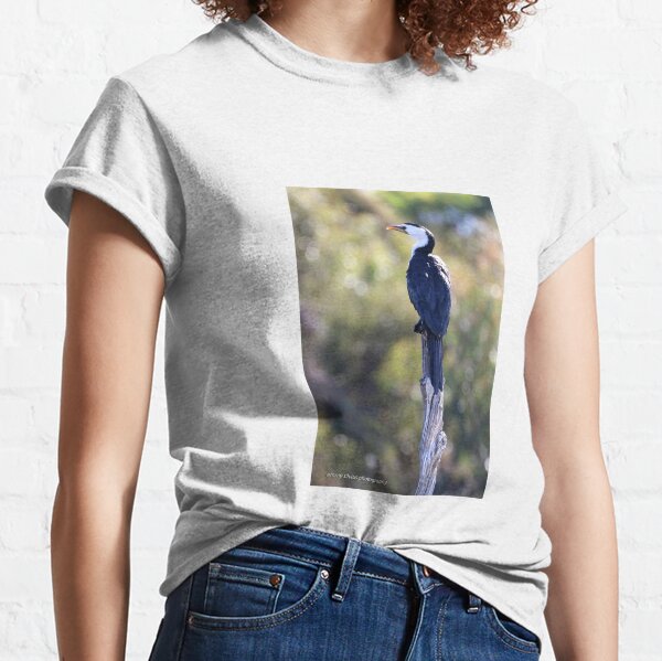 Little Pied Cormorant (3947) Classic T-Shirt