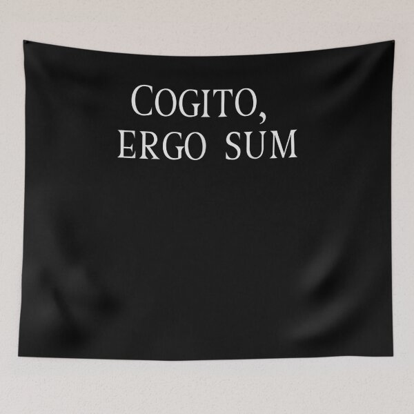 Item preview, Cogito Ergo Sum Latin Quotes I Think Therefore I Am  designed and sold by u8ritaae.