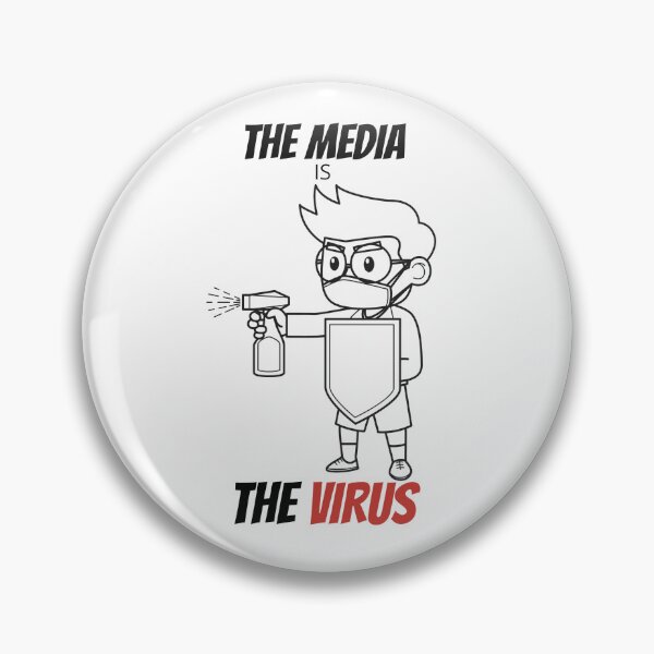 Item preview, The Media Is The Virus  designed and sold by hShah06.