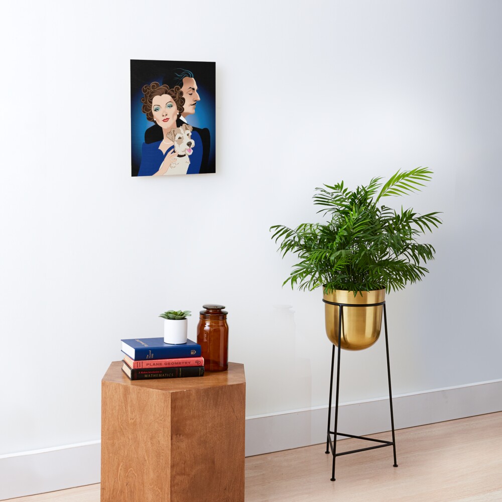 Nick and Nora Mounted Print