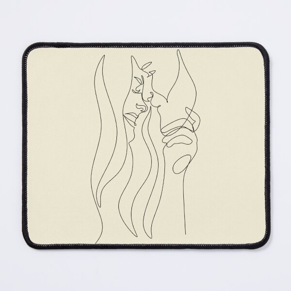 Item preview, hugging faces | couple faces line |line art | couple goals designed and sold by jassnour.