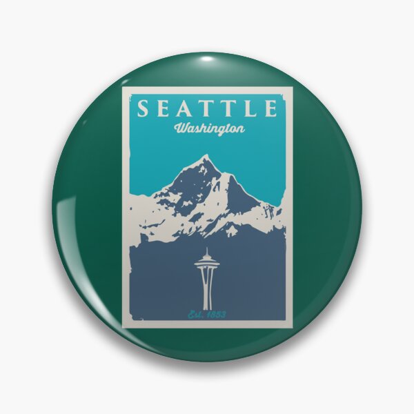 Item preview, Seattle Washington.   designed and sold by MarthaVeronic.