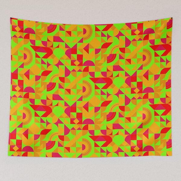 Item preview, geometric colorful patterns conceptual Art - Abstract Neo Geo graphic design designed and sold by Design Repo.